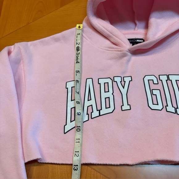 Fashion Nova Baby Girl Cropped Hoodie - Picture 4 of 5